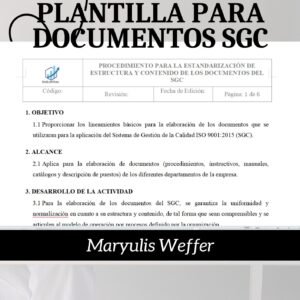 Estructura y Plantilla de Documentos del SGC